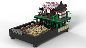 Lego Moc Desk Zen Garden By Brikbaum