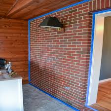 Interior Painted Brick Wall Homeright