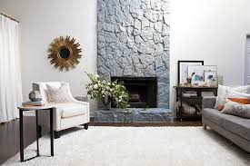 Stone Fireplace Painting A Very Cozy Home