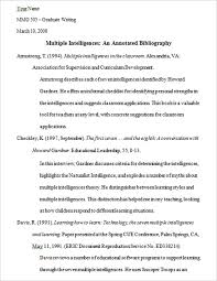 Simple Annotated Bibliography Template         Free Word  PDF     