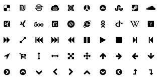 sketch font awesome symbols library