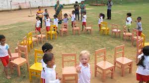 Remove one chair after each round but keep everyone in the game. Musical Chair Round Game In School Best Indoor Game On Annual Result Day 2017 Youtube