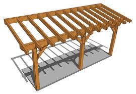 Timber Frame Shed Roof Plan