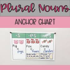 Plural Nouns Anchor Chart By Teaching With Kaylee B Tpt