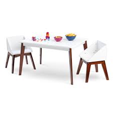 The most common desk chair material is cotton. Wildkin Kids Modern Table And Chair Set Kids Table And Chairs Espresso