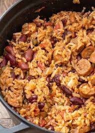 red beans and rice with sausage so