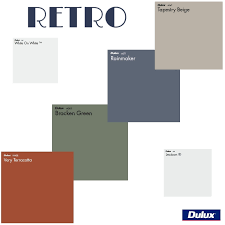 Dulux Retro Colour Palette Interior