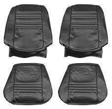1967 El Camino Front Bucket Seat Covers Red