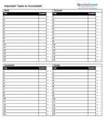 Printable Time Management Charts Lovetoknow