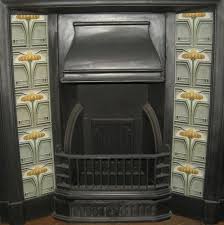 Stylised Art Nouveau Fireplace Tiles