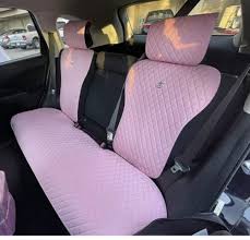 Red Rain Universal Car Seat Covers Pink