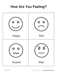Emotions Chart Udl Strategies Goalbook Toolkit