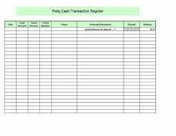 40 Petty Cash Log Templates Forms Excel Pdf Word