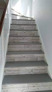 Grey Painted Floor Diy Stairs