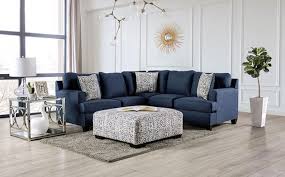 bayswater sectional sofa in navy blue