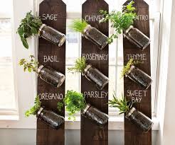 Diy Mason Jar Vertical Herb Garden