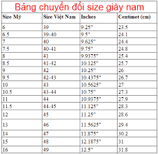 American Shoe Size American And Vietnamese Size Conversion