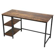 Let real simple provide smart, realistic solutions from diy crafts and recipes to home decor ideas, all to make your life easier. Good Gracious Industrial Office Desk 55 In Brown Rustic Small Simple Gaming Computer Desk With Shelf Jsb Od 02br The Home Depot