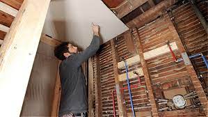 how to drywall a ceiling home repair
