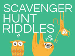 scavenger hunt riddles with answers