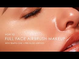 face airbrush makeup with temptu one