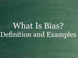 Bias? Definition And Usage Of This Term ...