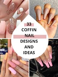 33 acrylic coffin nail ideas