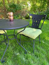 Bistro Set With A Paint Sprayer