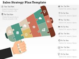 Business Diagram Sales Strategy Plan Template Presentation Template