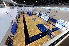 what is sports hall flooring made of
