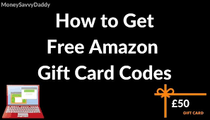 Get an additional £6 added to your gift card balance when you top up £50 or more. Free Amazon Gift Card Codes Uk 2021 How To Get Money Savvy Daddy