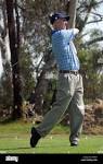 Amateur golf player at the Germiston Golf Club in Germiston near ...