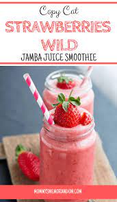 copy cat jamba juice strawberries wild