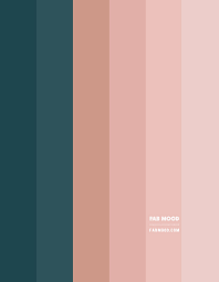 Green Teal And Peach Bedroom Colour