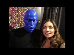go behind the scenes at blue man group