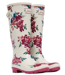 joules welly fl tall rain boots