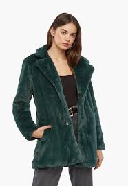 Long Line Faux Fur Coat Clothing In