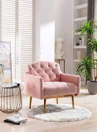 modern velvet single sofa chair