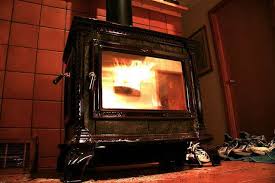 how to clean wood stove glass heat
