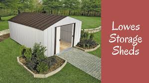 7' x 7' outdoor storage shed (2 windows). Lowes Storage Sheds Review Youtube