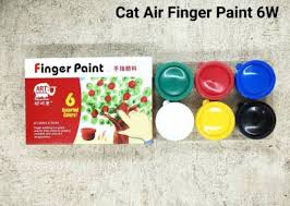 jual cat poster finger paint 6 warna