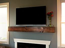 Fireplace Mantle Makeover The