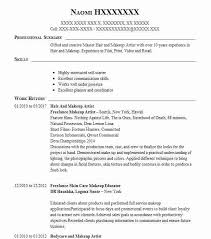 hair and makeup artist resume exle
