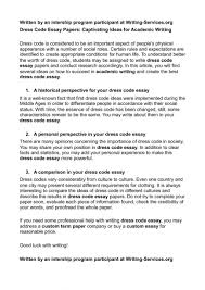 dress code essay examples school dress codes necessary or sexist i 001 essay example dress code papers captivating ideas for academ