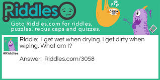 The riddles.com mission is to be the be the world's most comprehensive riddle website on the internet for riddles, puzzles, rebus caps and quizzes. Wet And Dirty Riddles Com