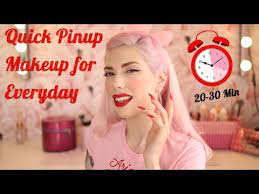 quick easy pinup makeup my everyday