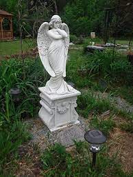 Girl Angel Garden Statue Wings