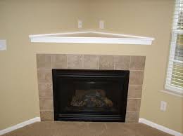 Faux Corner Fireplace Tile Surround