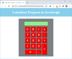 javascript calculator javatpoint