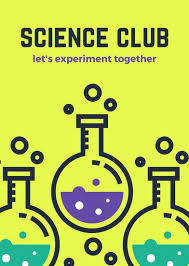 Neon Green Icons Science Club Flyer Templates By Canva